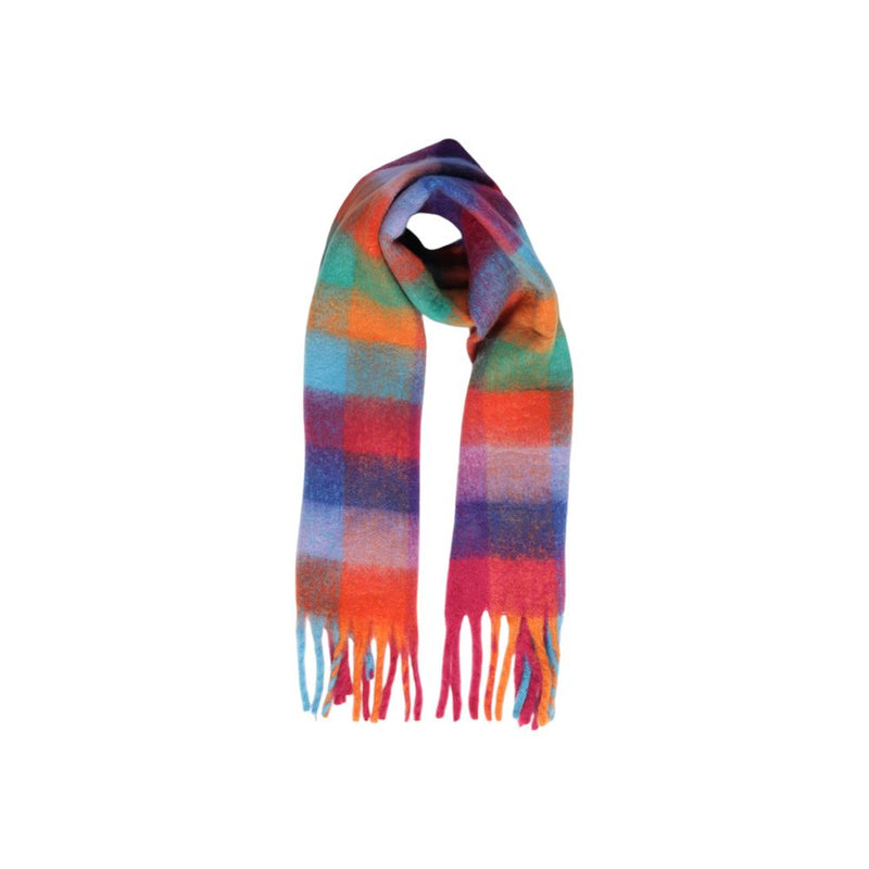 Pieces Orange Recycled Polyester Women's Scarf