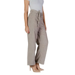 Only Beige Cotton Jeans & Women's Pant