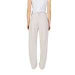 Only Beige Polyester Jeans & Women's Pant