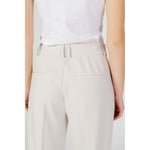 Only Beige Polyester Jeans & Women's Pant