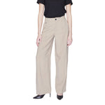 Only Beige Viscose Jeans & Women's Pant