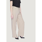 Only Beige Viscose Jeans & Women's Pant