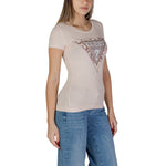 Guess Multicolor Cotton Tops & Women's T-Shirt