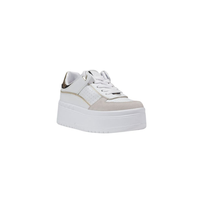 Guess White Polyethylene Flat Women's Shoe