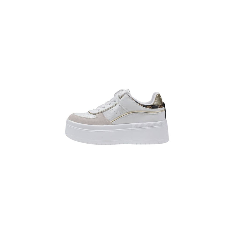 Guess White Polyethylene Flat Women's Shoe