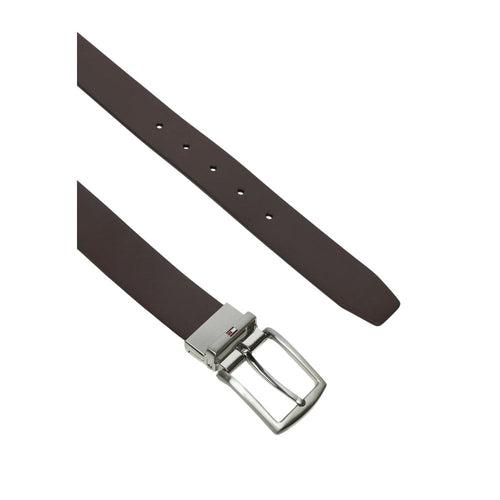 Tommy Hilfiger Black Leather Men's Belt