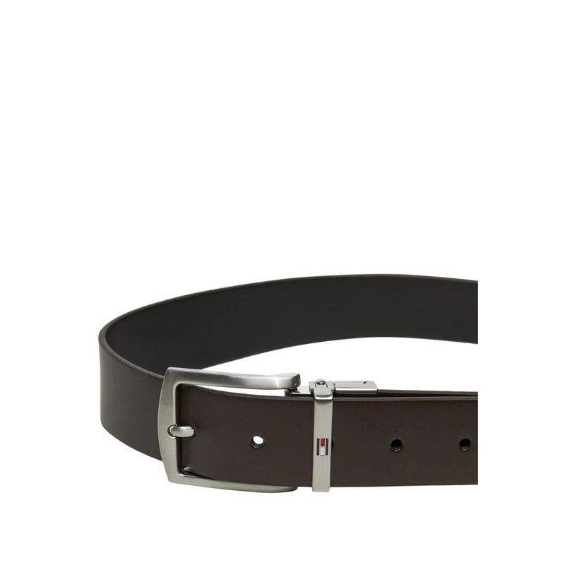 Tommy Hilfiger Black Leather Men's Belt