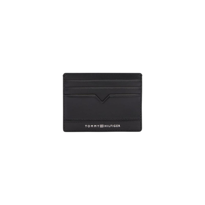 Tommy Hilfiger Black Leather Men's Wallet