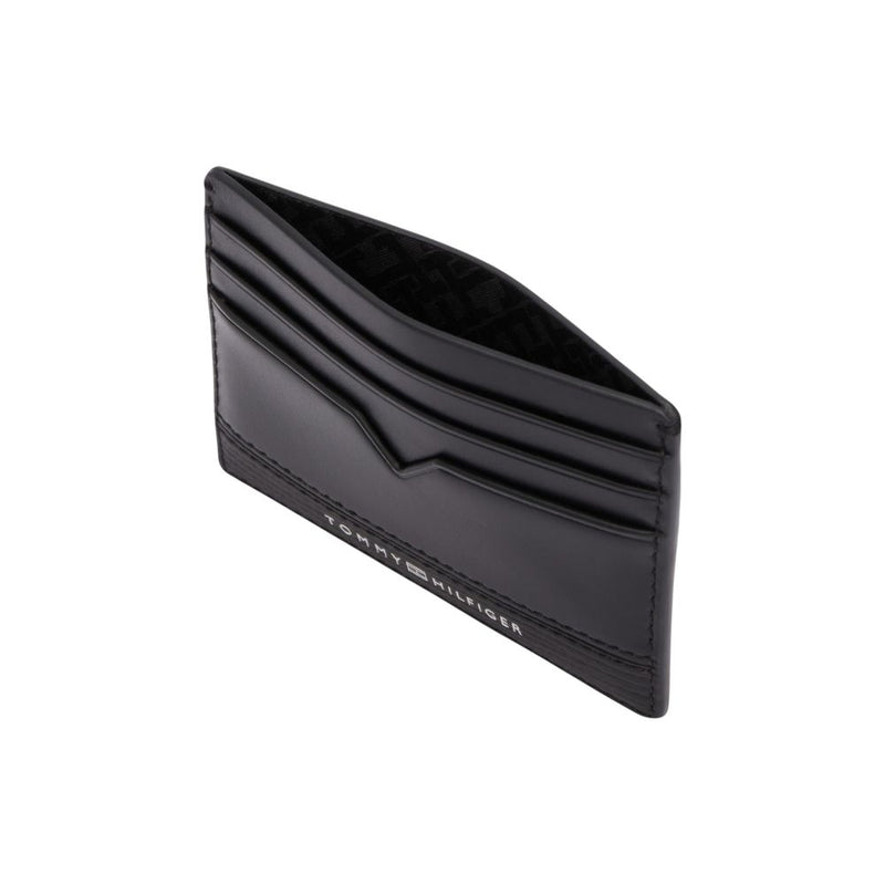 Tommy Hilfiger Black Leather Men's Wallet