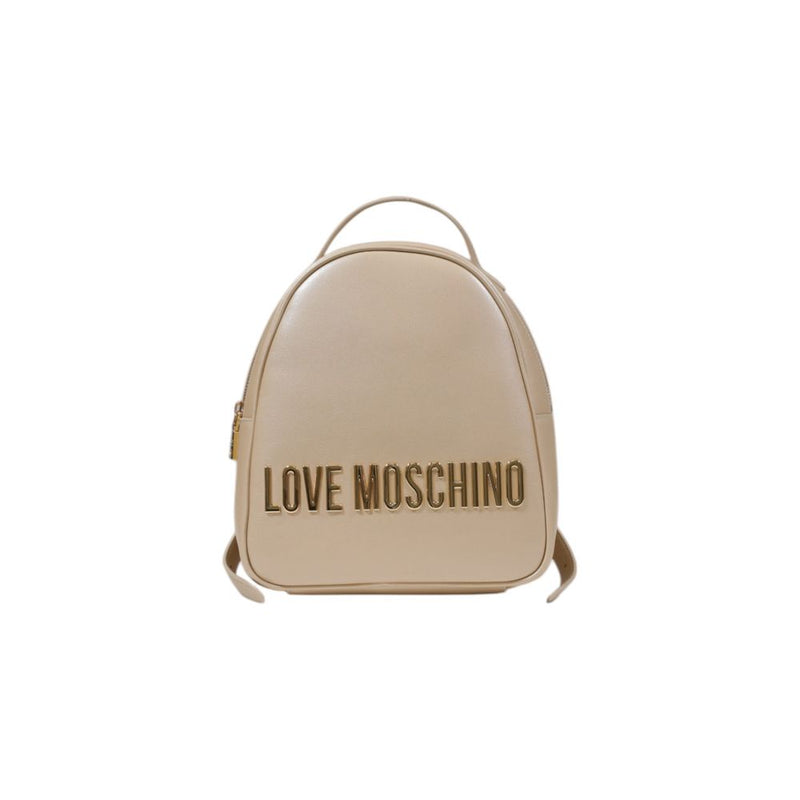 Love Moschino Gold Polyethylene Women's Backpack