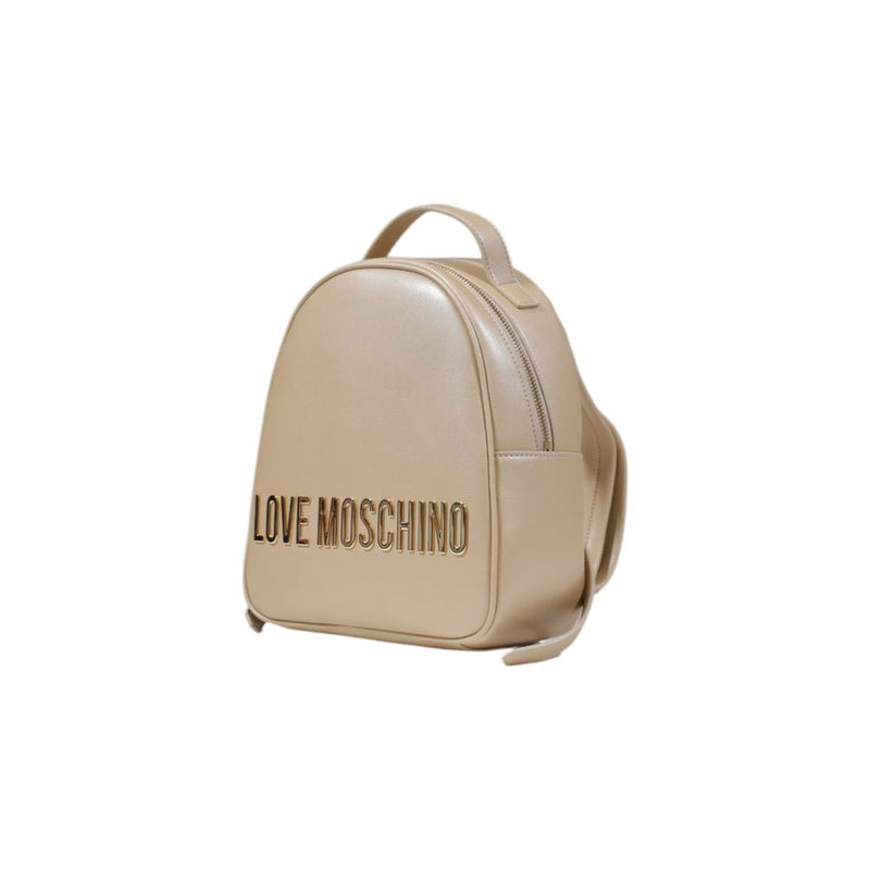 Love Moschino Gold Polyethylene Women's Backpack