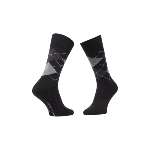 Tommy Hilfiger Black Cotton Men's Sock