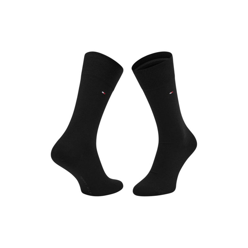 Tommy Hilfiger Black Cotton Men's Sock