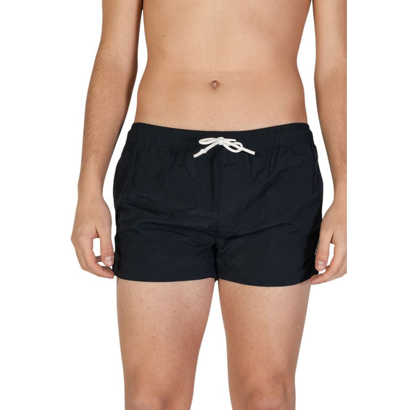 Hamaki-Ho Black Polyester Men's Swimwear