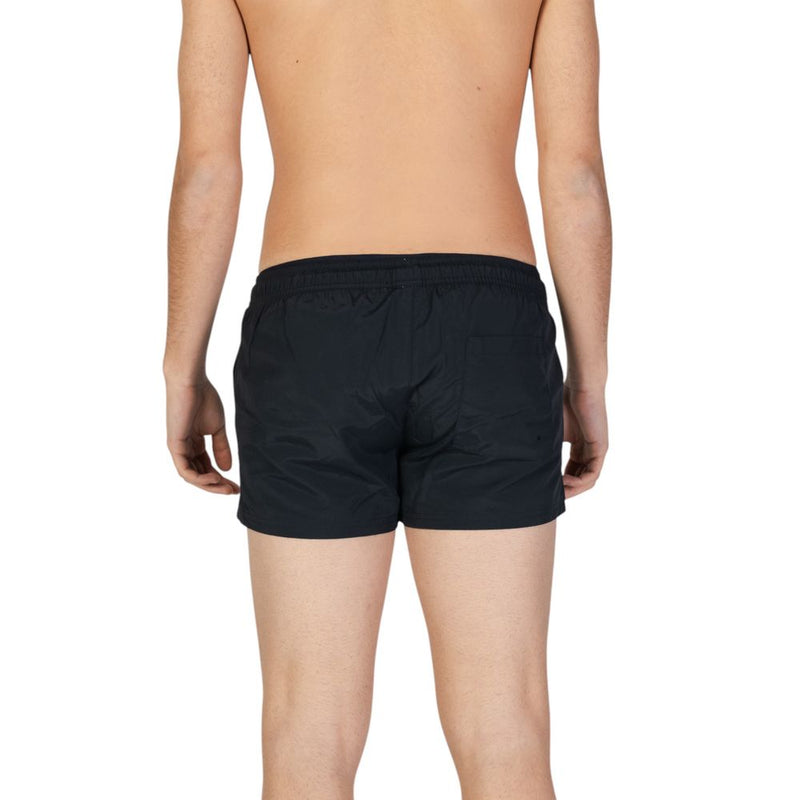 Hamaki-Ho Black Polyester Men's Swimwear