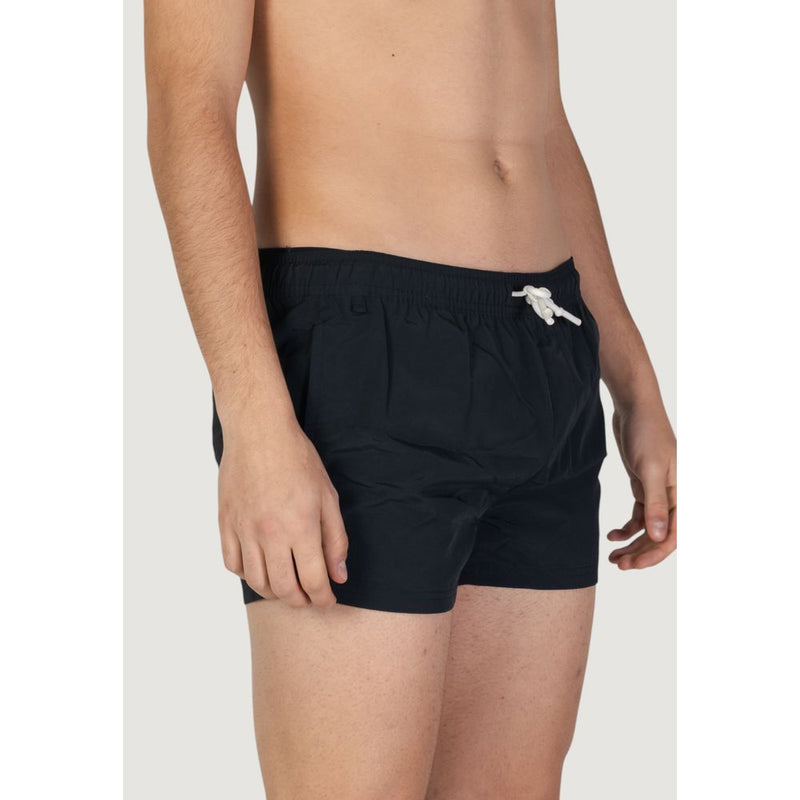 Hamaki-Ho Black Polyester Men's Swimwear