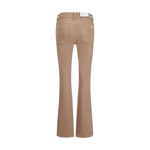 7FOR Coated Strecht Cafe Crema Denim Women's Pants