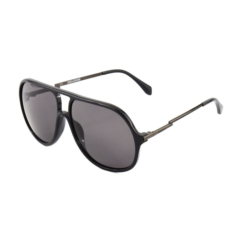 Zadig & Voltaire Black Acetate  Sunglasses