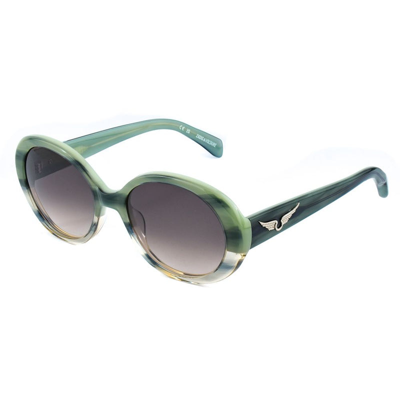 Zadig & Voltaire Green Acetate Women's Sunglasses