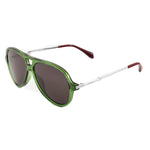 Zadig & Voltaire Green Acetate Women's Sunglasses