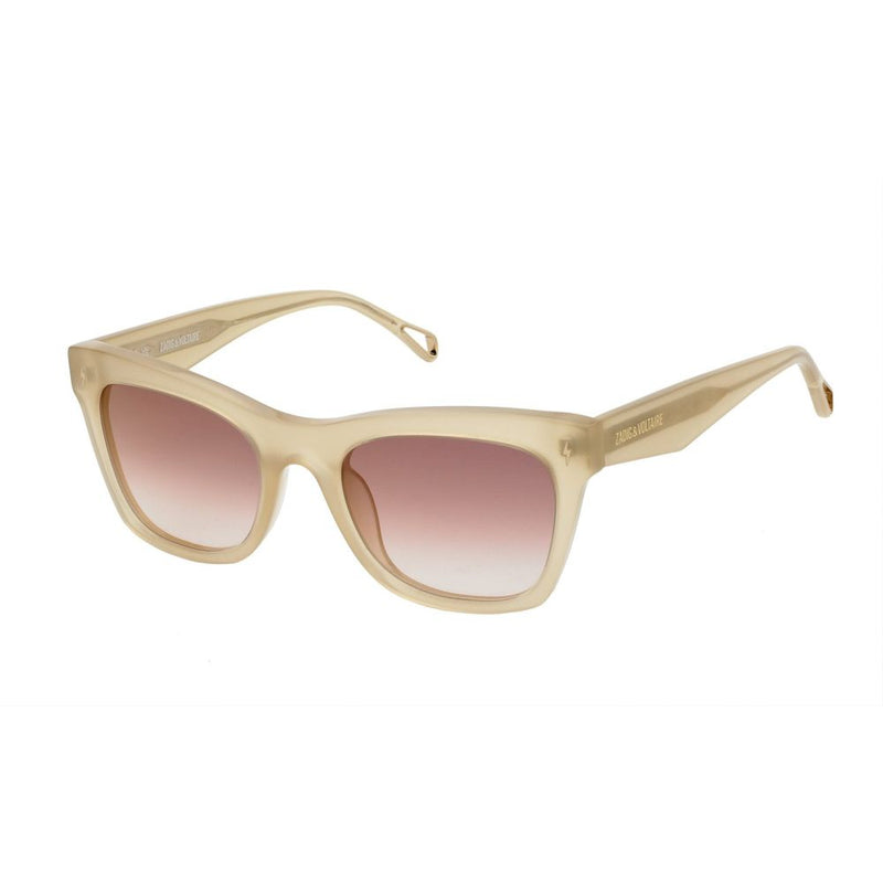 Zadig & Voltaire Brown Acetate Women's Sunglasses