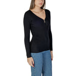 Morgan De Toi Black Polyamide Tops & Women's T-Shirt