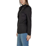 ICHI Black Polyester Suits & Women's Blazer