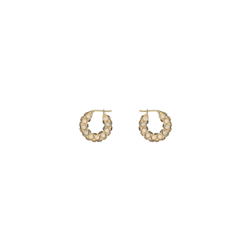 Amina Muaddi Jah Hoop Small Women's Earrings