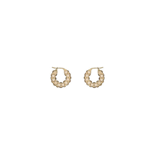 Amina Muaddi Jah Hoop Small Women's Earrings