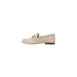 Guess Beige Leather Flat Women's Shoe