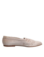 Dolce & Gabbana Beige Fabric Slip On Ballerina Flats Women's Shoes (Pre-Owned)