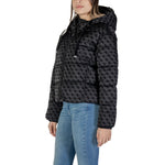 Guess Black Polyester Jackets & Women's Coat