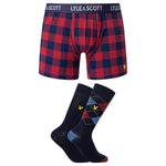 Lyle & Scott Bordeaux Cotton Men's Underwear