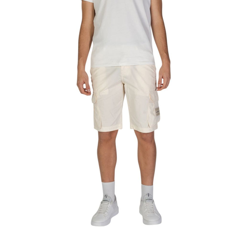 Napapijri Cream Cotton Men's Short