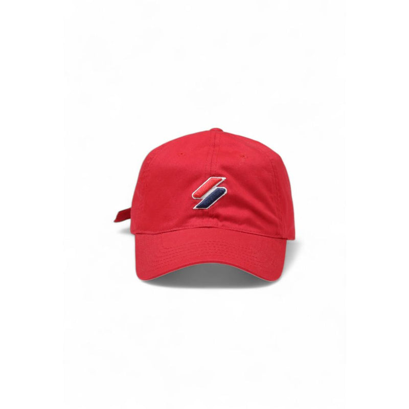 Superdry Red Cotton Hats & Men's Cap