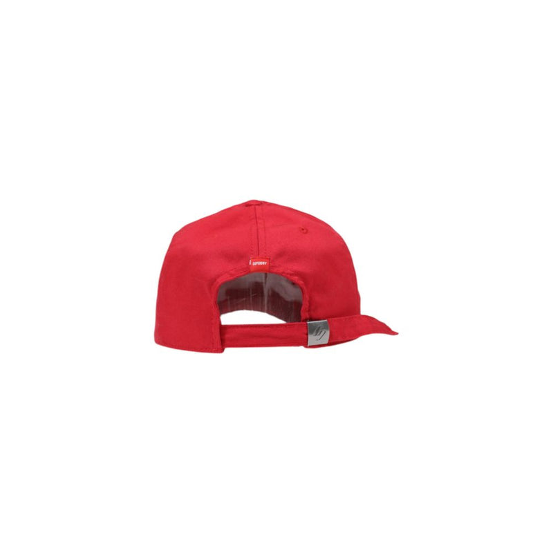 Superdry Red Cotton Hats & Men's Cap