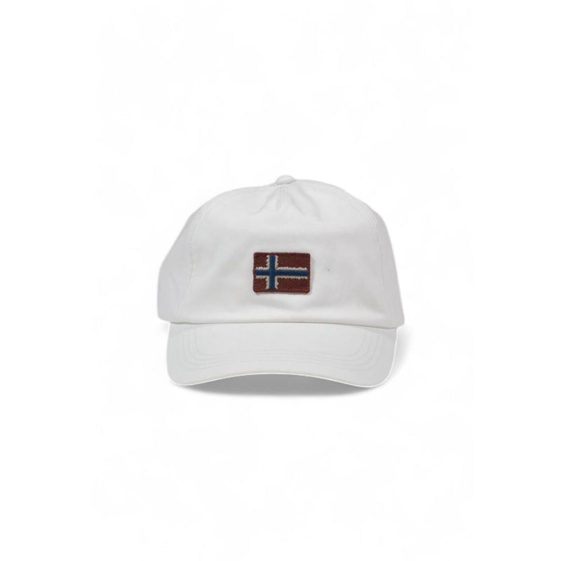 Napapijri White Cotton Hats & Men's Cap