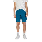 Napapijri Turquoise Cotton Men's Short