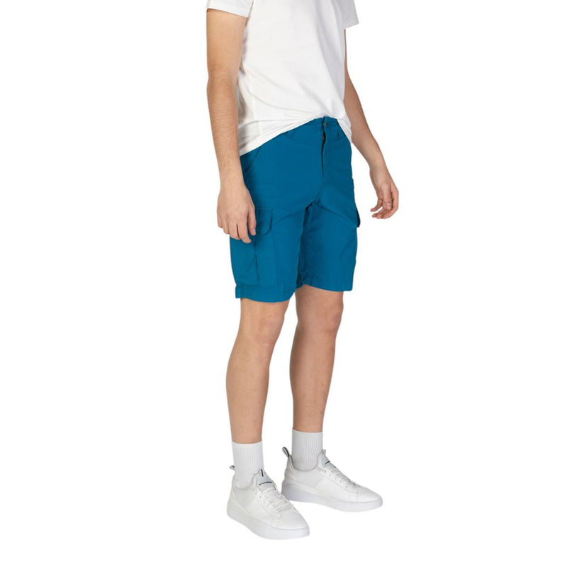 Napapijri Turquoise Cotton Men's Short