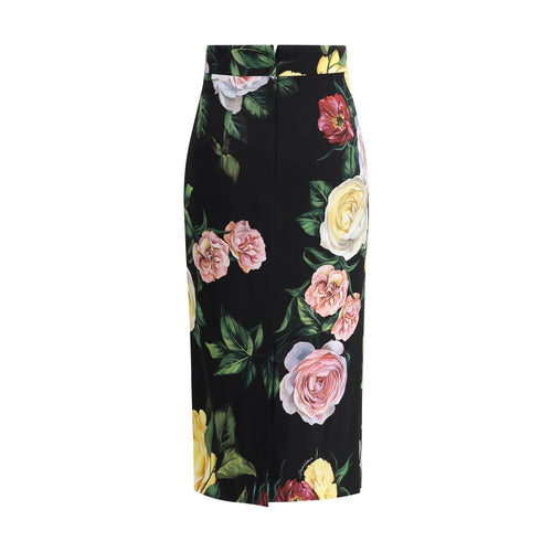 Dolce & Gabbana Rose and peony pattern Women's Skirt