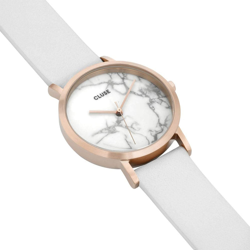 Cluse White Leather Women's Watch