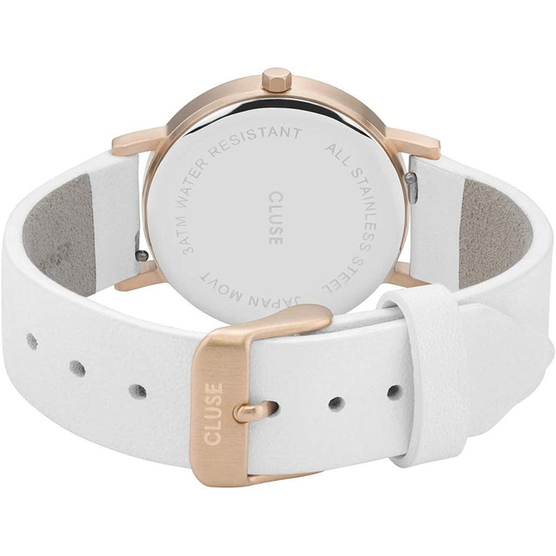 Cluse White Leather Women's Watch