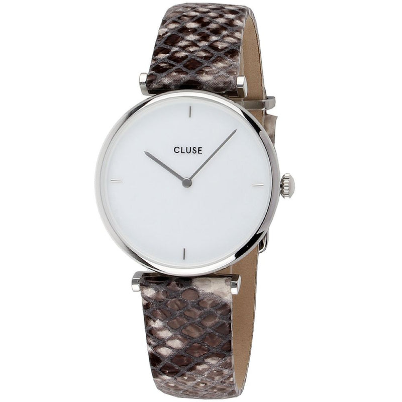 Cluse Beige Leather Women's Watch