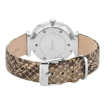 Cluse Beige Leather Women's Watch