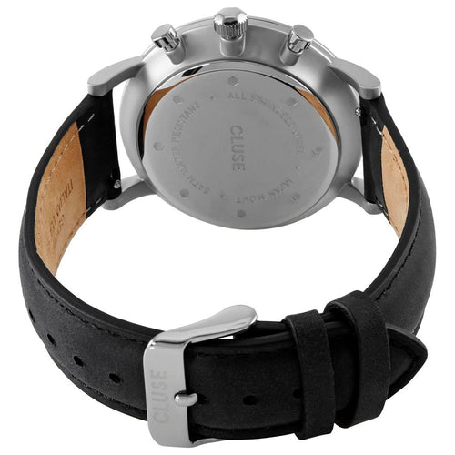 Cluse Black Leather Women's Watch