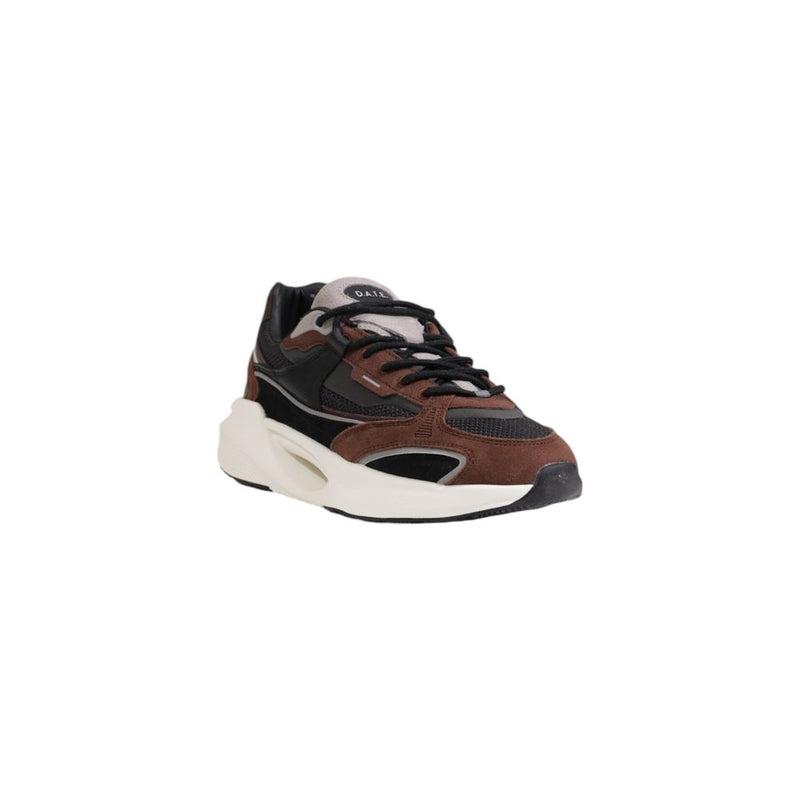 D.A.T.E Gray Fabric Men's Sneaker