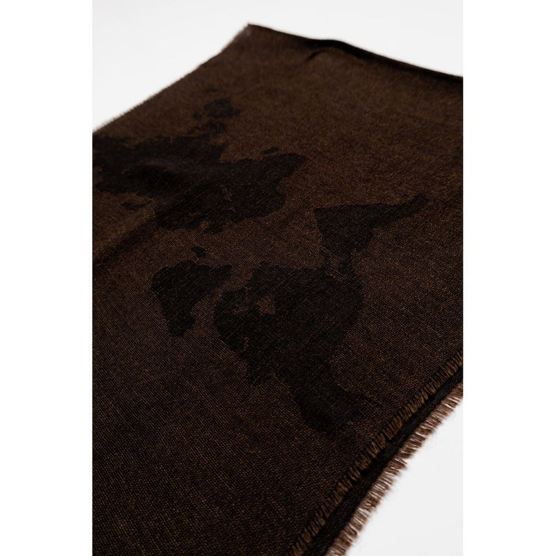 Alviero Martini Prima Classe Brown Viscose Men's Scarf