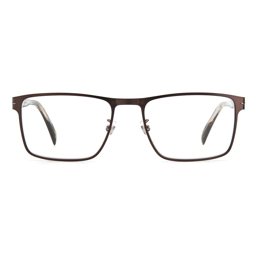 David Beckham Brown Metal Men's Frames