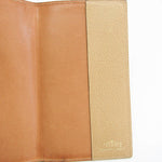 Delvaux Beige Leather Wallet  (Pre-Owned)