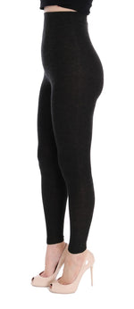 Dolce & Gabbana Elegant High-Waist Cashmere Tights Women's Pants